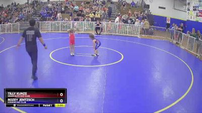 56 lbs Round 2 - Tilly Kunze, Salem Elite Mat Club vs Rozey Jentzsch, Cougar Mat Club