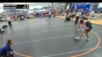 132 lbs Semifinal - Maximus Quiroz, Unattached vs Roberto De Jesus, Lake Gibson Braves