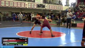 132 lbs Cons. Round 4 - Byron Cunningham, St. Augustine vs Leonel Canchola, Calexico