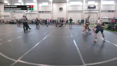 96 lbs Finals (2 Team) - Collin Artman, Wrecking Crew Demolition Team vs Chase Miller-Smith, Ohio Gold Black