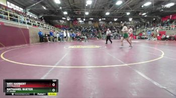 120 lbs Cons. Round 1 - Nathaniel Bueter, St. Xavier vs Wes Harbert, New Palestine