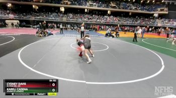 5A 152 lbs Semifinal - Kareli Cadena, Amarillo Caprock vs Cydney Davis, El Paso Bel Air