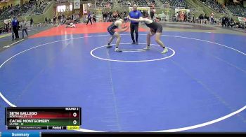 197 lbs Round 2 (4 Team) - Seth Gallego, North Valley vs Cache Montgomery, La Pine