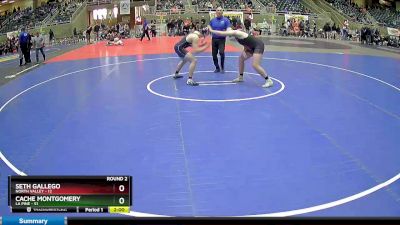 197 lbs Round 2 (4 Team) - Seth Gallego, North Valley vs Cache Montgomery, La Pine