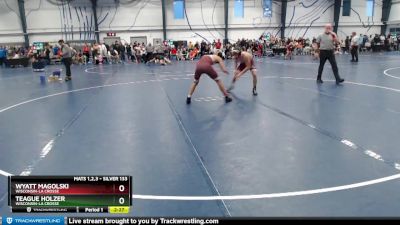 Silver 133 lbs Semifinal - Wyatt Magolski, Wisconsin-La Crosse vs Teague Holzer, Wisconsin-La Crosse