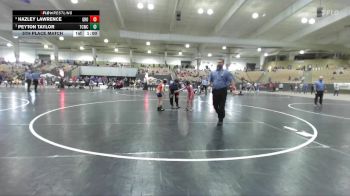 65 lbs 5th Place Match - Hazley Lawrence, GroundZero vs Peyton Taylor, Impact Wrestling Club