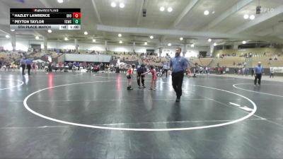 65 lbs 5th Place Match - Hazley Lawrence, GroundZero vs Peyton Taylor, Impact Wrestling Club