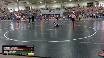 65 lbs Champ. Round 1 - Kareem Welker, Fairview Jackets Youth Wrestling vs Rory Paulsen, Wildcats Wrestling