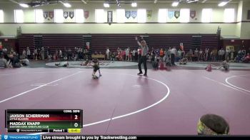 SPW-15 lbs Cons. Semi - Jaxson Scherrman, Little Blazers vs Maddax Knapp, Eastern Iowa Wrestling Club