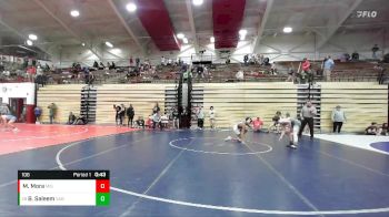 106 lbs Quarterfinal - Brayden Saleem, Delta High School vs Manuel Mora, Oak Hill Wrestling Club