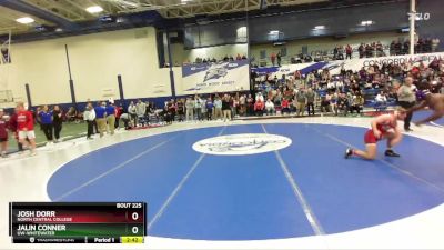 149 lbs Champ. Round 2 - Jalin Conner, UW-Whitewater vs Josh Dorr, North Central College