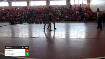 160 lbs Quarterfinal - Nolan Wheeler, Ga vs Jesse Alvarado, Va
