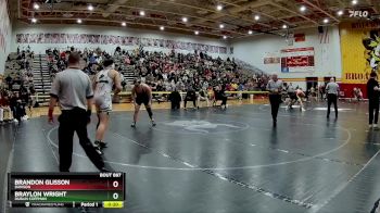 215 lbs 5th Place Match - Braylon Wright, Dublin Coffman vs Brandon Glisson, Davison