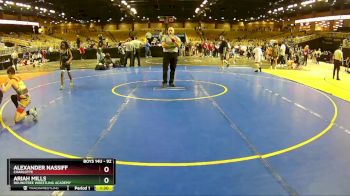 92 lbs Semifinal - Ariah Mills, Roundtree Wrestling Academy vs Alexander Nassiff, Charlotte