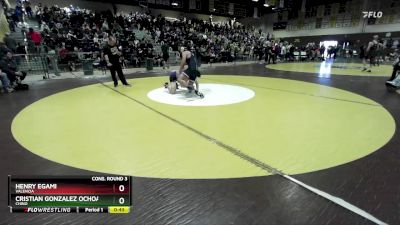 157 lbs Cons. Round 3 - Cristian Gonzalez Ochoa, Chino vs Henry Egami, Valencia