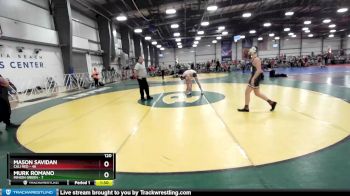 120 lbs Rd# 5- 3:45pm Friday Final Pool - Murk Romano, Minion Green vs Mason Savidan, Cali Red