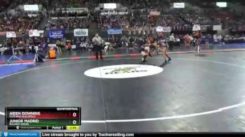 Quarterfinal - Aiden Downing, Flathead (Kalispell) vs Junior Madrid, Billings Senior