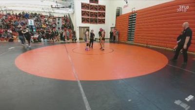 132 lbs Semifinal - Jocelyn Marquez, Powell Middle School vs Serin Schneider, Cody Middle School