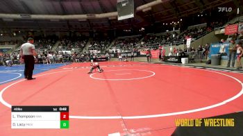 40 lbs Quarterfinal - Luke Thompson, Nebraska Wrestling Academy vs Dikota Lacy, Proviso Township Gladiators