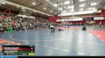 152 lbs Champ. Round 3 - Michael Williams, Lower Lake High School vs Jared Williams, Ukiah High School