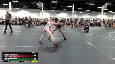 138 lbs Round 2 (6 Team) - Riley Bernash, U2 Upstate Uprising vs Nico Marnika, VHW