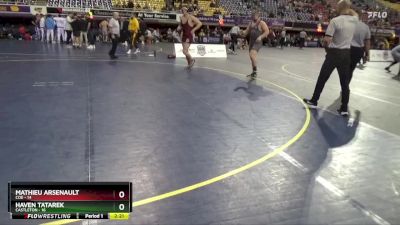 197 lbs Placement Matches (16 Team) - Haven Tatarek, Castleton vs Mathieu Arsenault, Coe