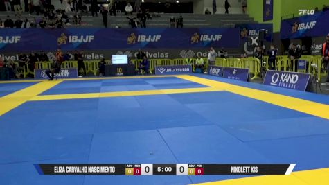 Nikolett Kis vs Eliza Carvalho Nascimento 2025 European Jiu-Jitsu IBJJF Championship