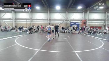 48 kg Rr Rnd 3 - Remington Grunhuvd, USAW Maine - HSE vs Cael Muller, Steller Trained Embo - HSE