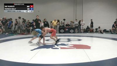 70 kg Champ. Rd Of 256 - Sid Tildsley, New England Regional Training Center vs Patrick Kelly, Dragon Wrestling Club