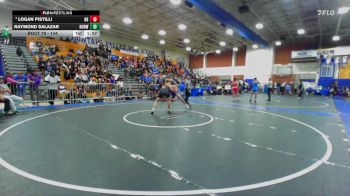 144 lbs Champ. Round 1 - Logan Pistilli, Huntington Beach vs Raymond Salazar, Norwalk
