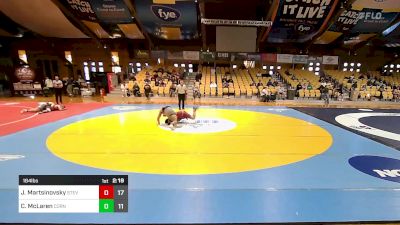 184 lbs Dual - Joel Martsinovsky, Stevens Institute Of Technology vs Cael McLaren, Cornell College