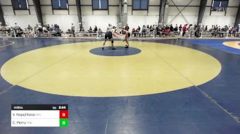 149 lbs Quarterfinal - Vincenzo Napolitano, New York University vs Christopher Perry, Trinity