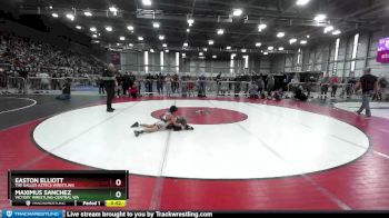 49 lbs Quarterfinal - Maximus Sanchez, Victory Wrestling-Central WA vs Easton Elliott, The Dalles Aztecs Wrestling