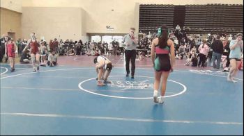 115 lbs Rr Rnd 1 - Stella Rodrigues, NewWhale Purple - Girls vs Francesca Dasilva, MGW Black Widows - Girls