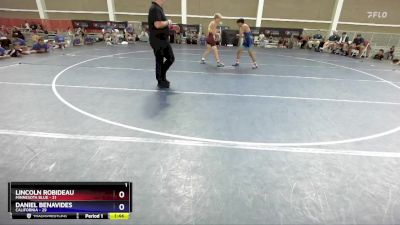 126 lbs Placement Matches (8 Team) - Lincoln Robideau, Minnesota Blue vs Daniel Benavides, California