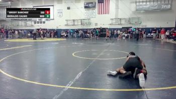 126 lbs Consolation 1st - Iberaldo Calmo, Woodburn vs Brody Sanchez, Sherwood