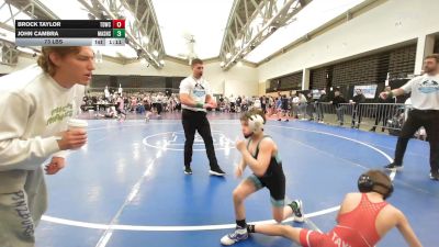 73 lbs Semifinal - Brock Taylor, TDWC Minions - ESE vs John Cambra, Mat Assassins White - ESE