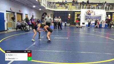 106 lbs Quarterfinal - Sarissa Tucker, Mountainview-VA vs Kaylee Ebersole, Northern Bedford