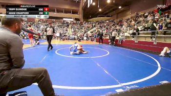 80 lbs 1st Place Match - Tripp Eldridge, Honey Badger Wrestling Club vs Adam Crawford, Little Rock Wrestling Club