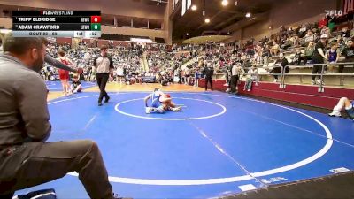 80 lbs 1st Place Match - Tripp Eldridge, Honey Badger Wrestling Club vs Adam Crawford, Little Rock Wrestling Club