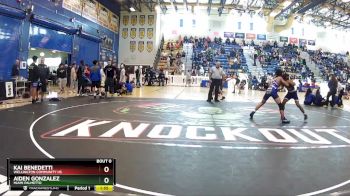 132 Blue Round 2 - Kai Benedetti, Wellington Community Hs vs Aiden Gonzalez, Miami Palmetto