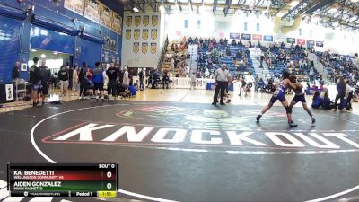 132 Blue Round 2 - Kai Benedetti, Wellington Community Hs vs Aiden Gonzalez, Miami Palmetto