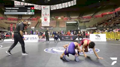 All Cadet Boys Freestyle Lower - 106 lbs Cons. Round 4 - Elham Hashimi, Tri Valley Elite Wrestling Club vs Ryan Corona, Highland High School Wrestling (Bakersfield)