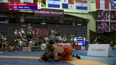 97 kg Quarterfinal - Kyle Snyder, USA vs Luis Perez