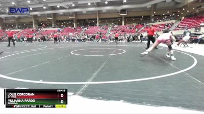 115 lbs Semifinal - Yulianna Pardo, Red Devil vs Jolie Corcoran, Jr Kaws