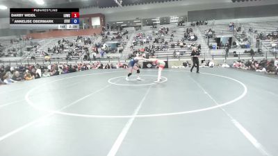 68 kg Semis - Darby Weidl, Lucky Duck Wrestling Club vs Annelise Obermark, Storm RTC