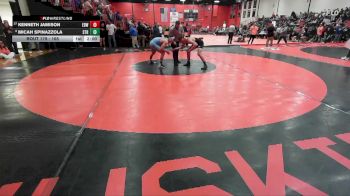165 lbs Champ. Round 2 - Kenneth Jamison, EDWARDVILLE (HS) vs Micah Spinazzola, Chicago (ST. RITA)