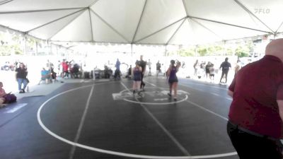 130 lbs Consolation - Jaslene Benavidez, Mojave WC vs Faith Call, BTS Topanga