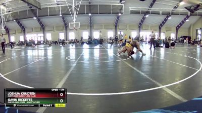 174 lbs Cons. Round 4 - Joshua Knudten, Cliff Keen Wrestling Club vs Gavin Ricketts, Cleveland State - Unattached