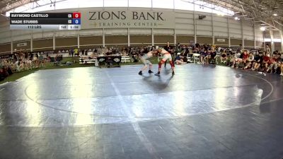 132 lbs Raymond Castillo, California vs Wade Stubbs, Kansas